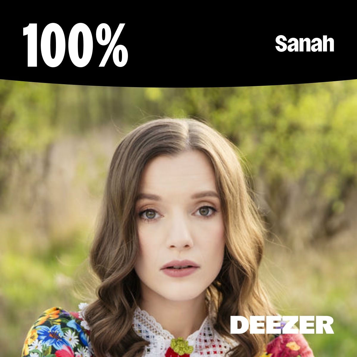 Cover of playlist 100% Sanah