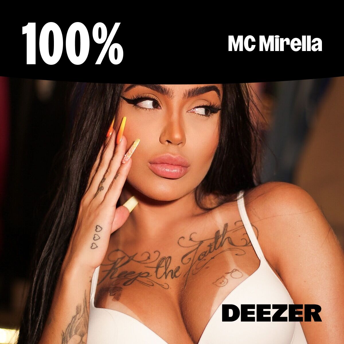 Cover of playlist 100% MC Mirella
