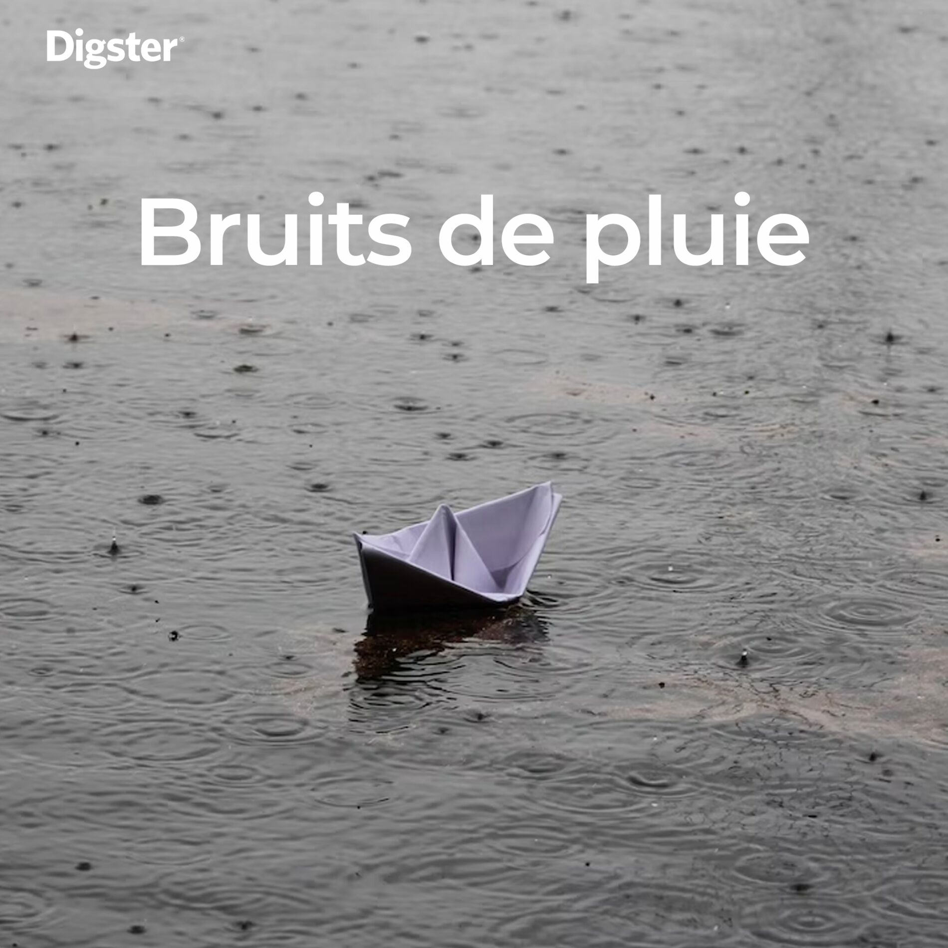 Cover of playlist Bruit de pluie : raining, goutte de pluie