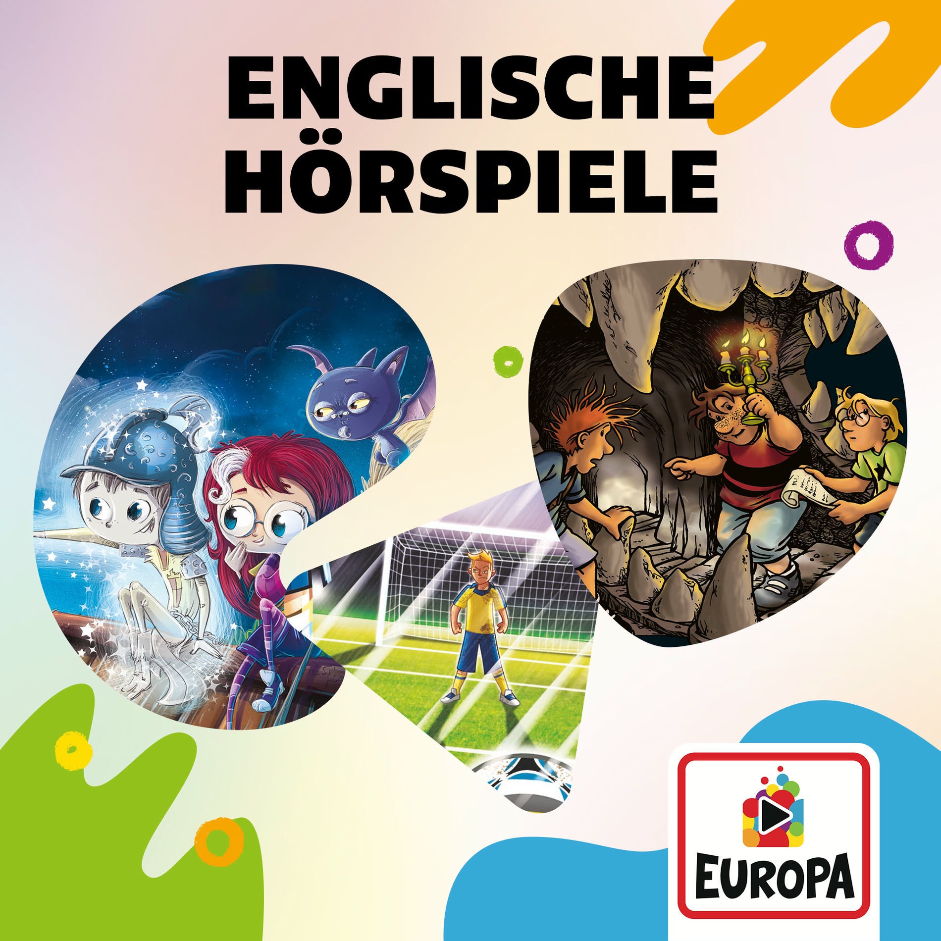Cover of playlist Alle englischen Hörspiele von EUROPA