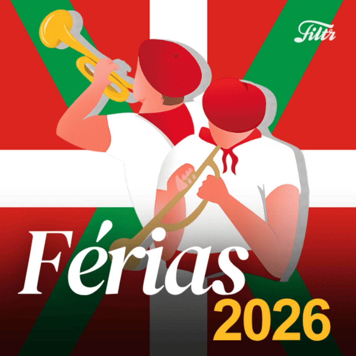 Cover of playlist Férias 2026 ❤️🤍  Fêtes du Sud-Ouest