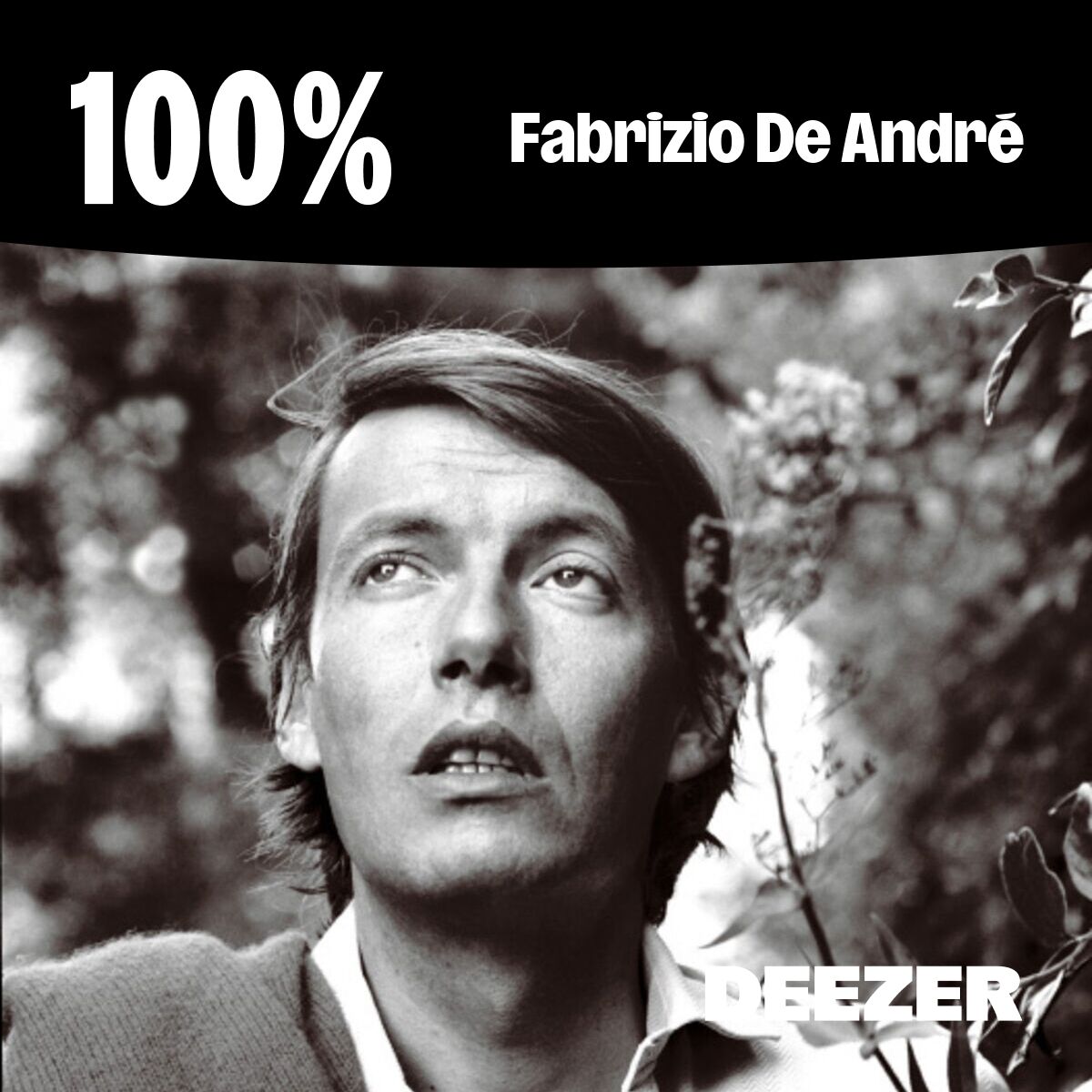 Cover of playlist 100% Fabrizio De André