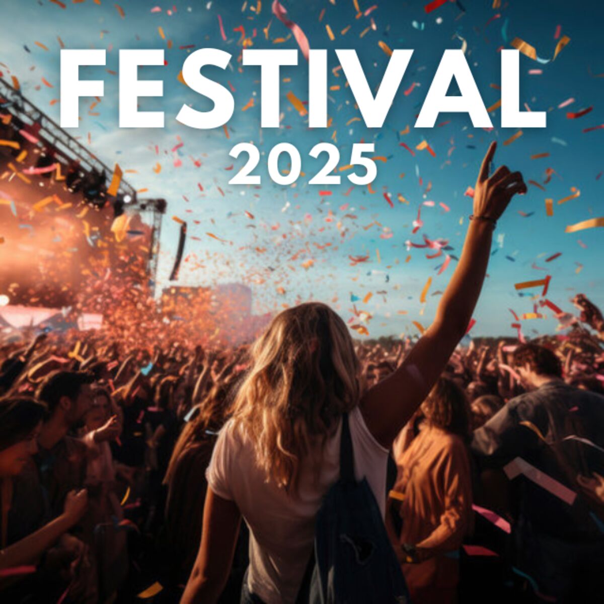 Cover of playlist Festival 2025 🎉🌞 Mood festival musique été