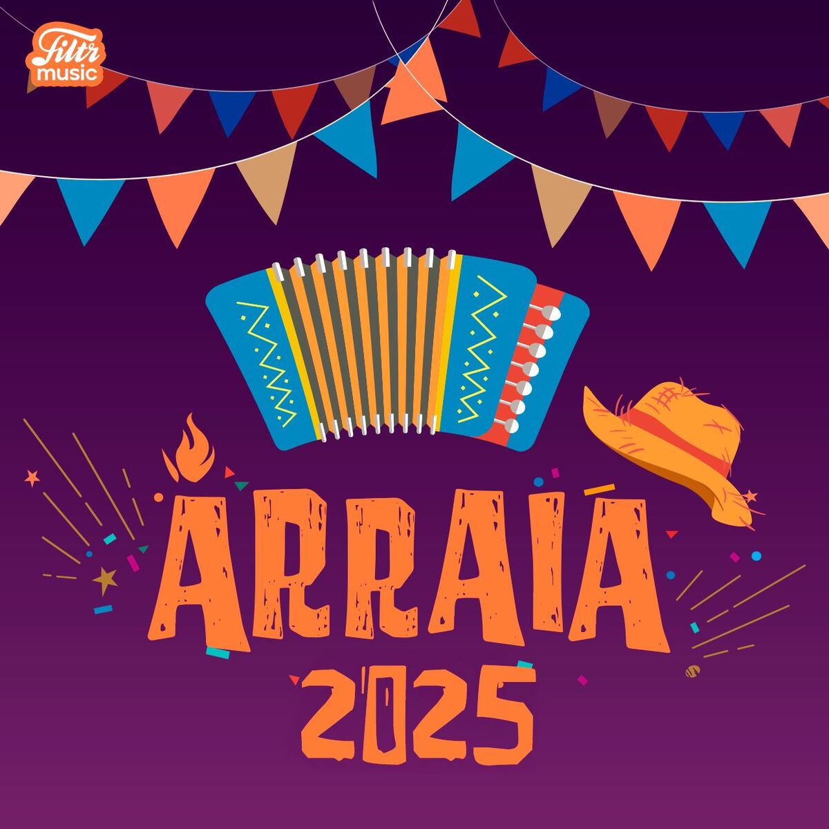 Cover of playlist Festa Junina (Arraiá) - Arraiá 2025