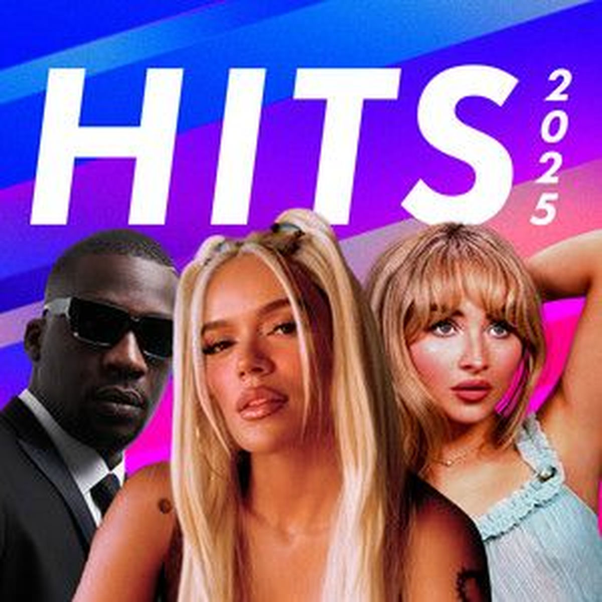 Cover of playlist HITS 2025 (Playlist tubes du moment, hits radio)