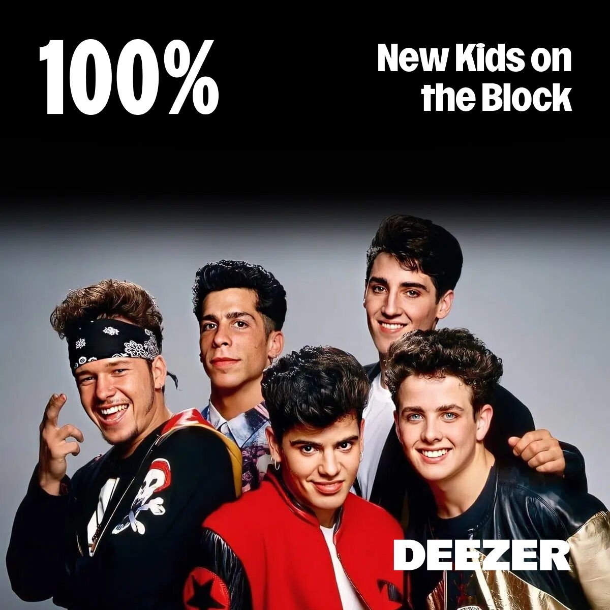 Cover of playlist 100% New Kids on the Block