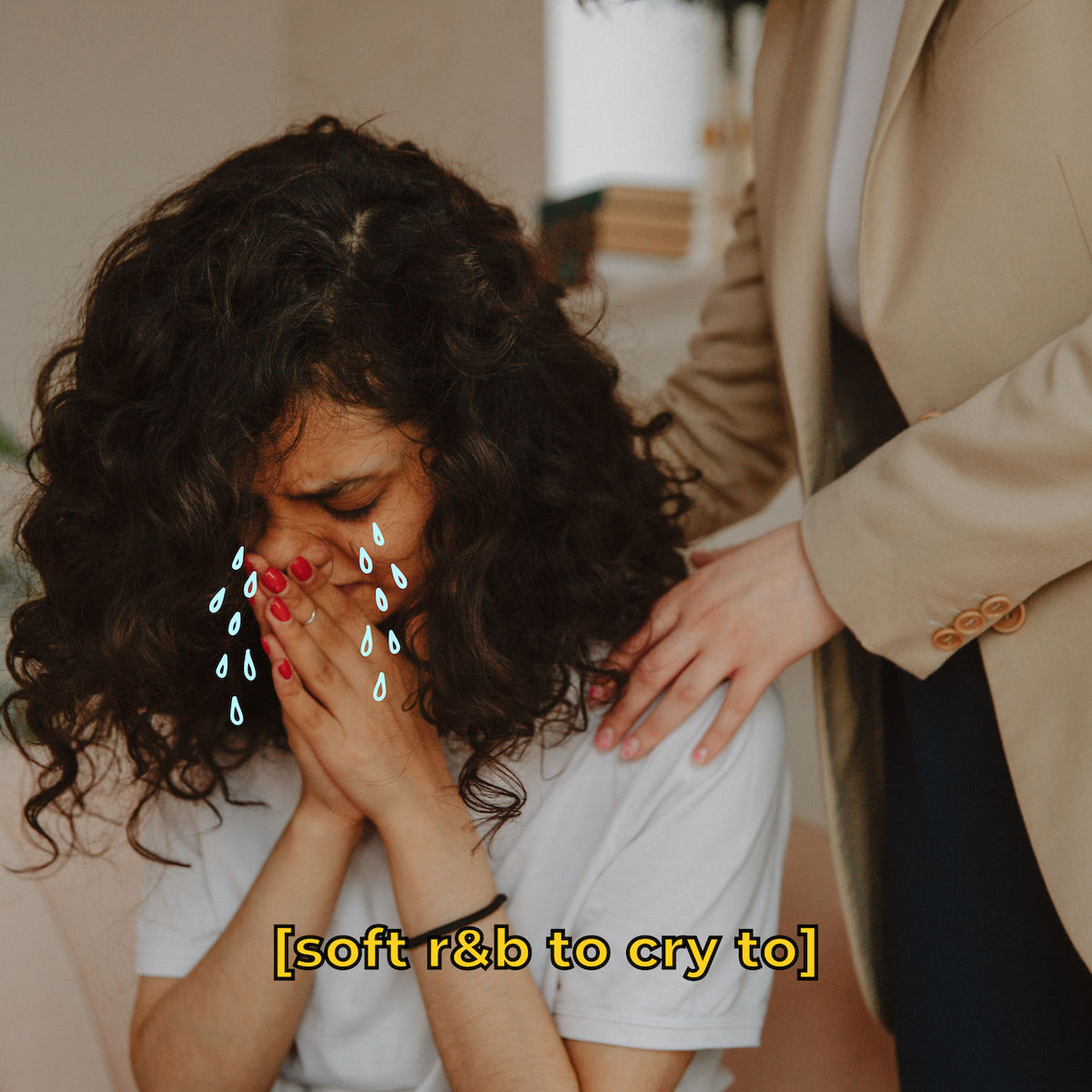 Cover of playlist soft r&b to cry to