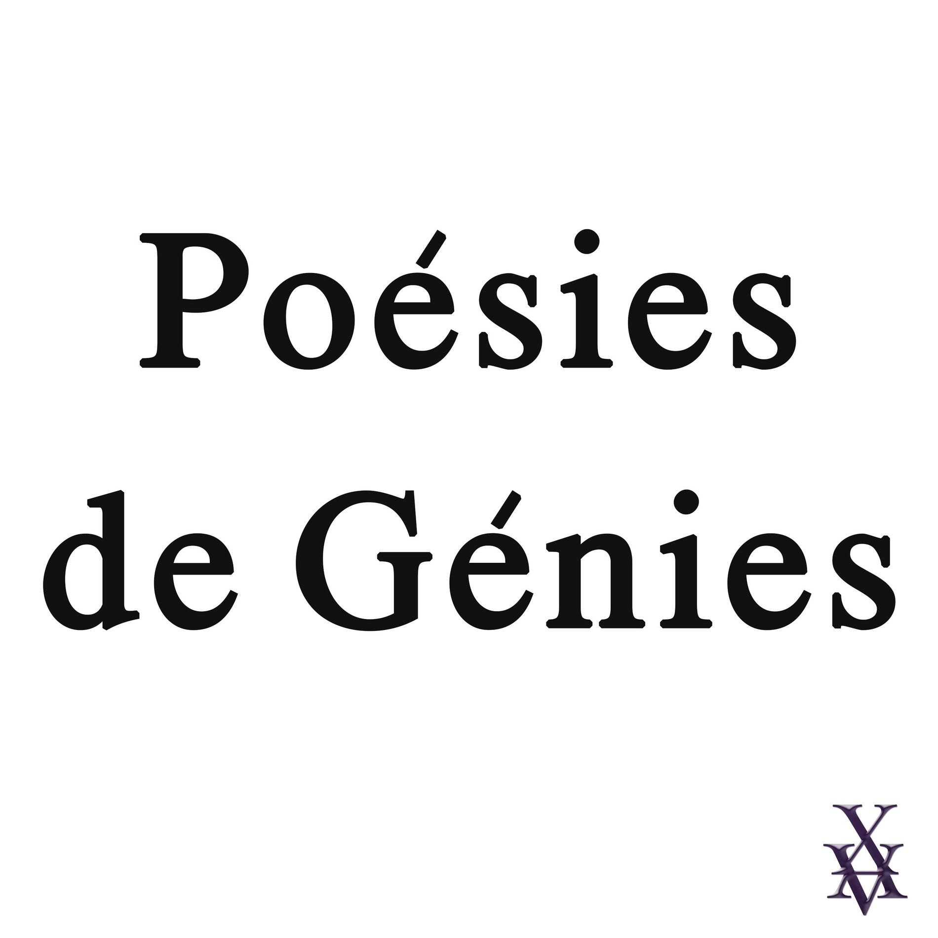 Show cover of Poésies de Génies