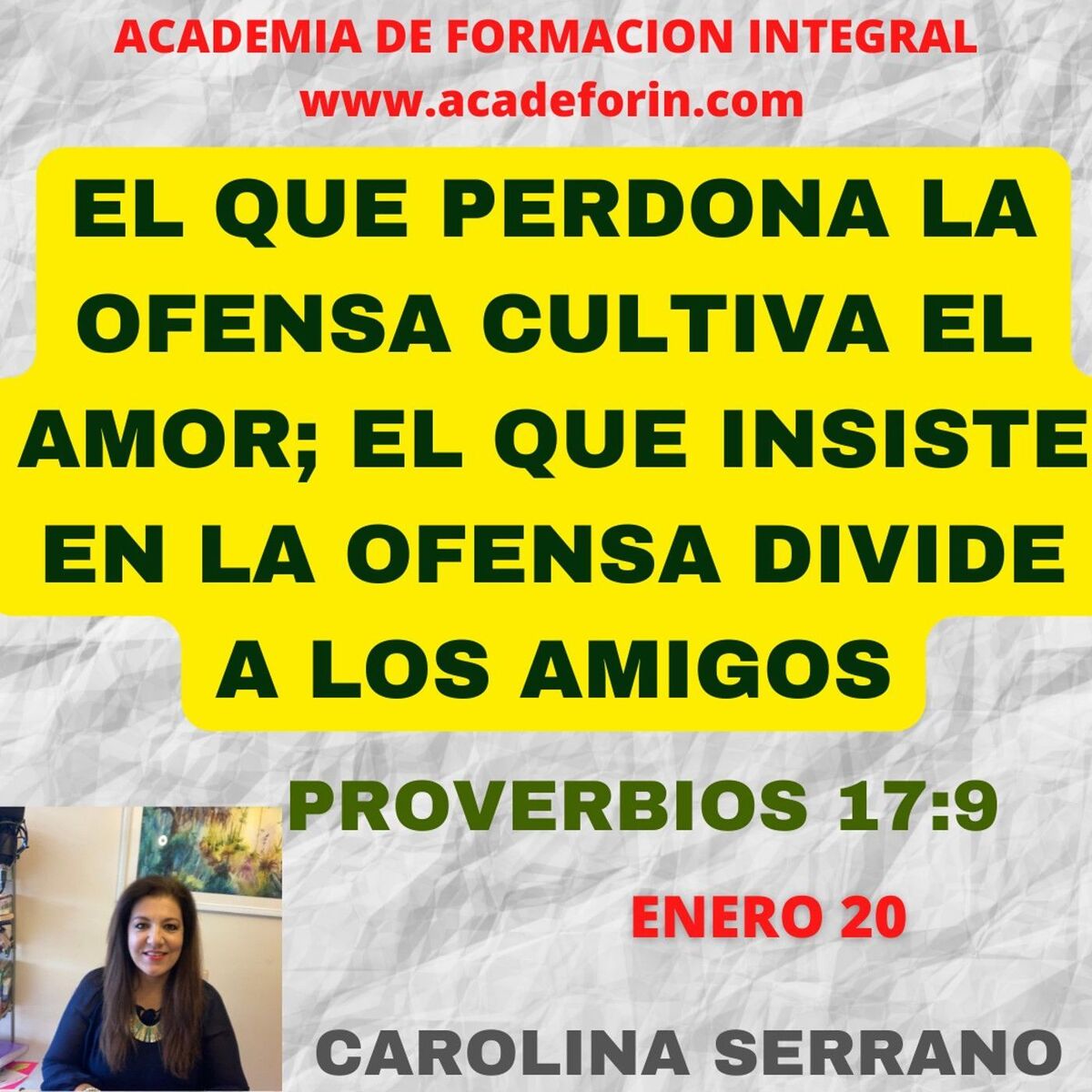 Show cover of EL QUE PERDONA LA OFENSA CULTIVA EL AMOR