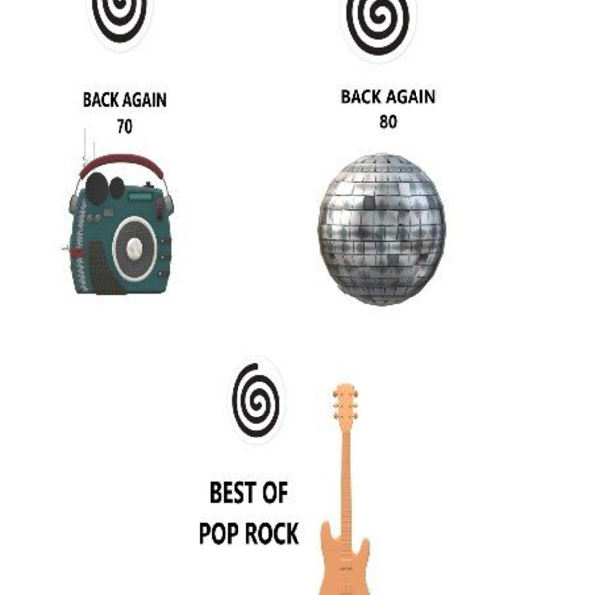 Show cover of Best Of Pop Rock + Back Again 70 + Back Again 80