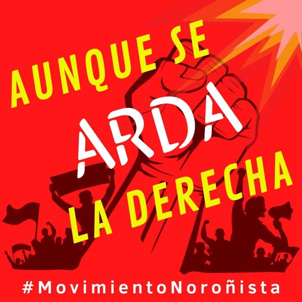 Show cover of Aunque se arda la derecha