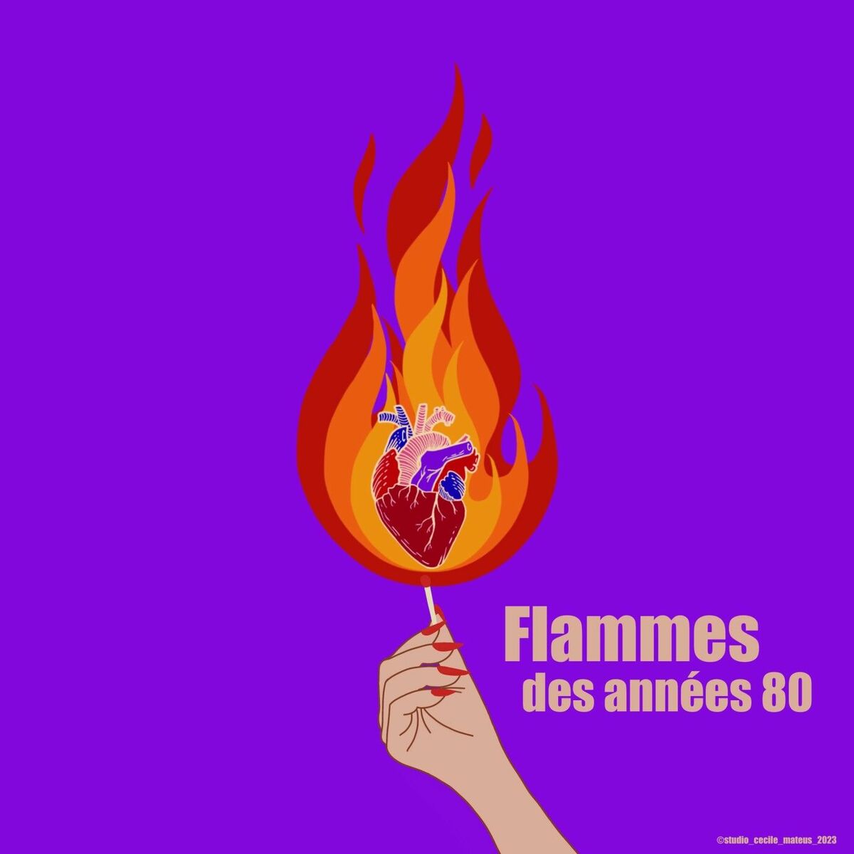 Show cover of Flammes des années 80. Le podcast qui allume la femme.