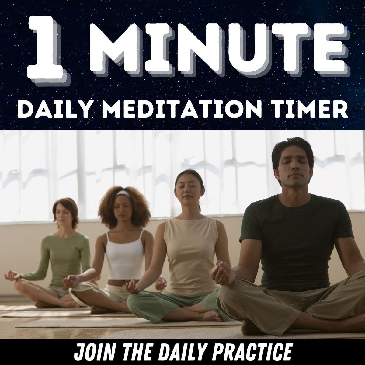 Show cover of 1 Minute Meditation Timer