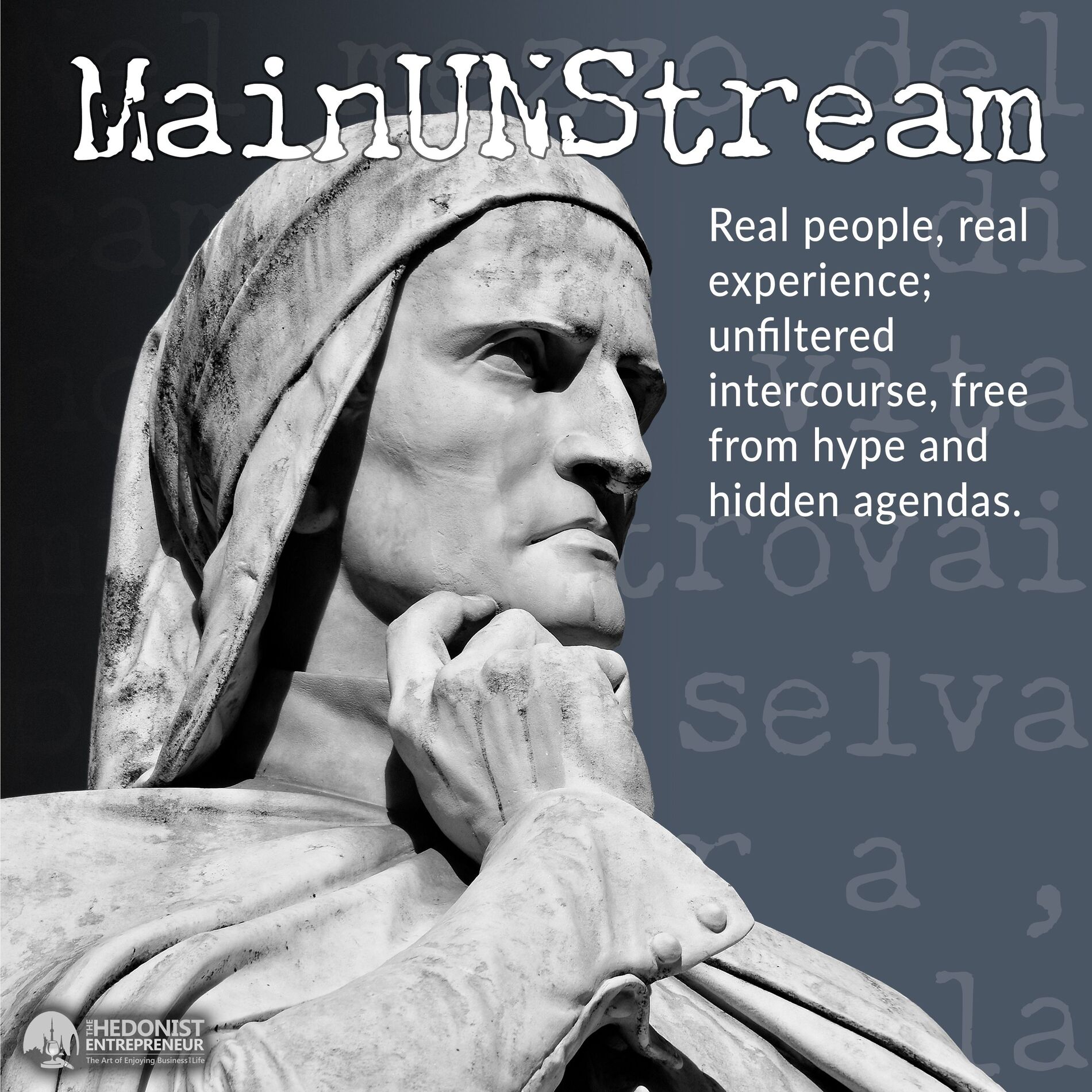Show cover of MainUNStream - Real people, real experience; unfiltered intercourse, free from hype & hidden agendas