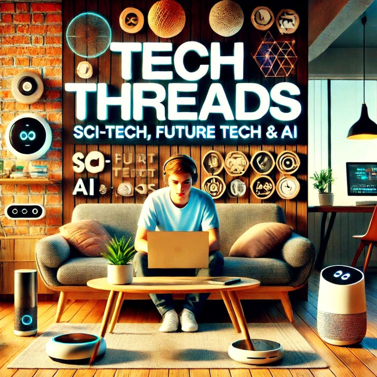 Show cover of Tech Threads: Sci-Tech, Future Tech & AI