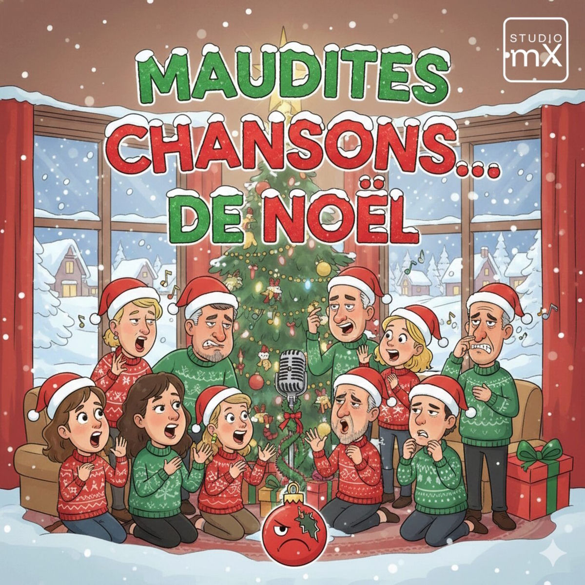 Show cover of Maudites chansons…de Noël