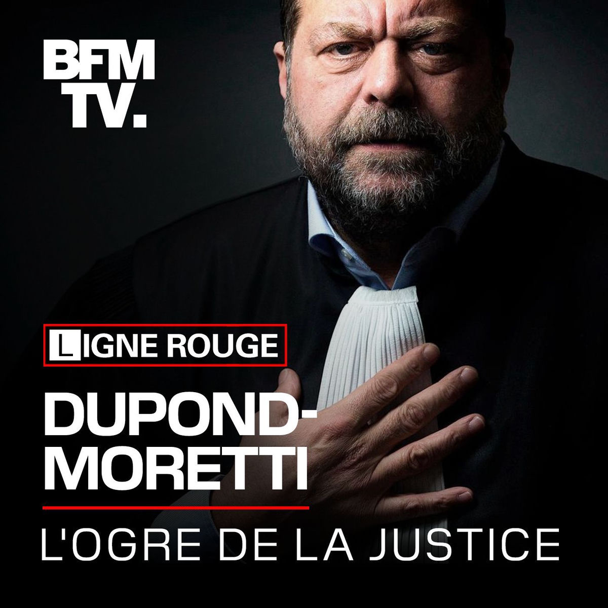 Show cover of Éric Dupond-Moretti, l'ogre de la justice