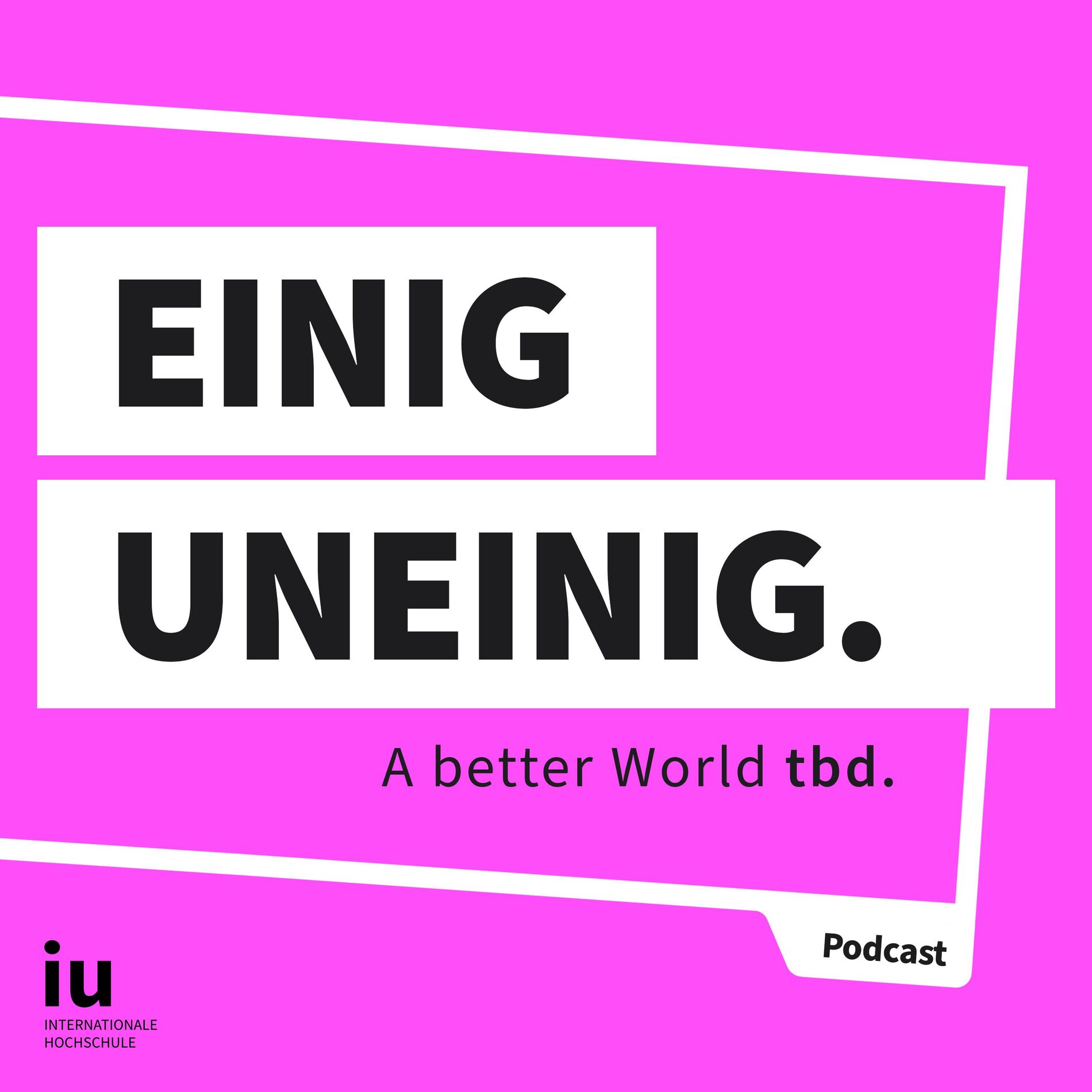 Show cover of Einig uneinig – a better world to be discussed