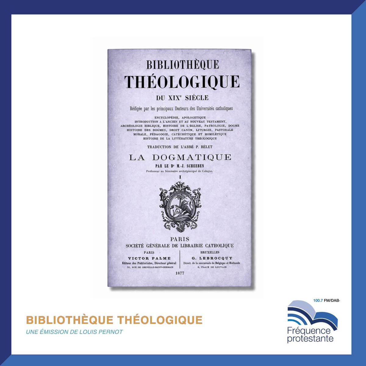 Show cover of Bibliothèque théologique
