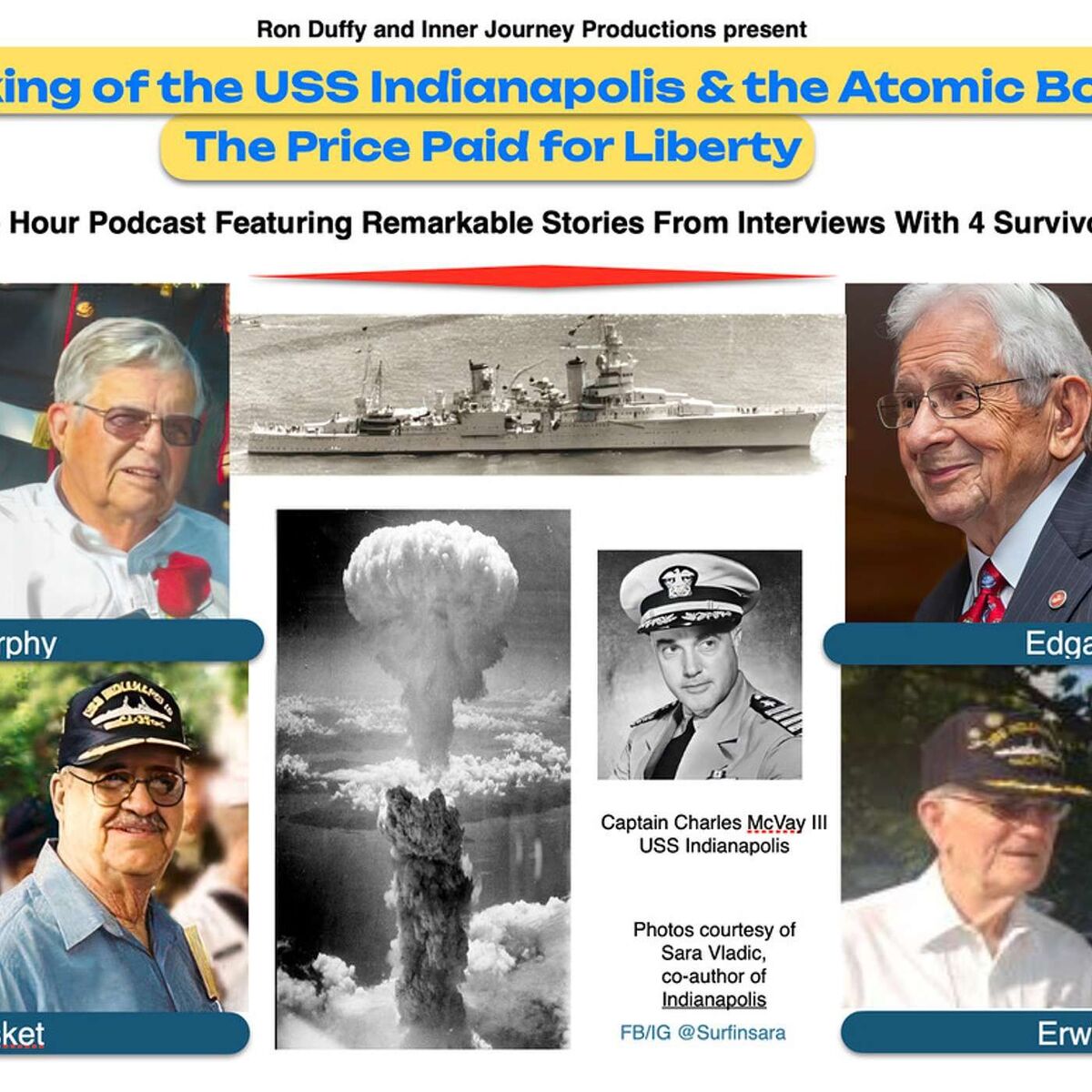 Show cover of The Sinking of the USS Indianapolis and the Atomic Bomb: The Price Paid For Liberty