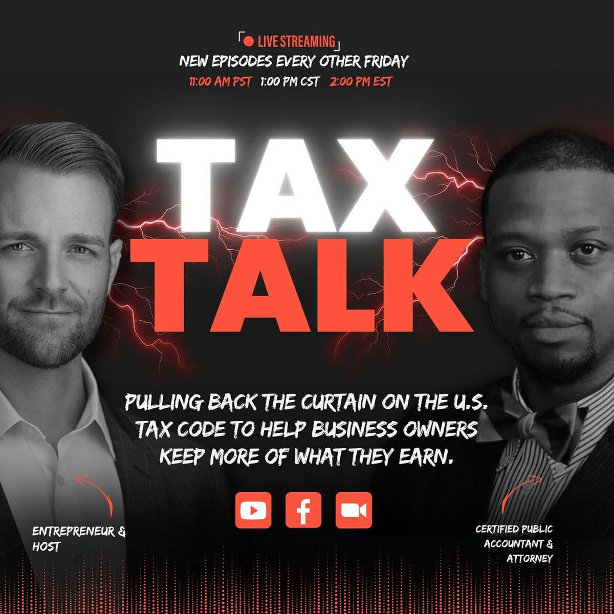 Show cover of Tax Talk: Small Business Tax Secrets