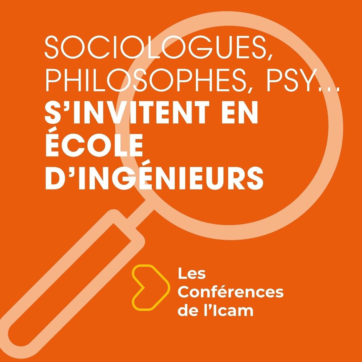 Show cover of Les conférences de l'Icam : sociologues, philosophes, psy ... s'invitent en école d'ingénieur !