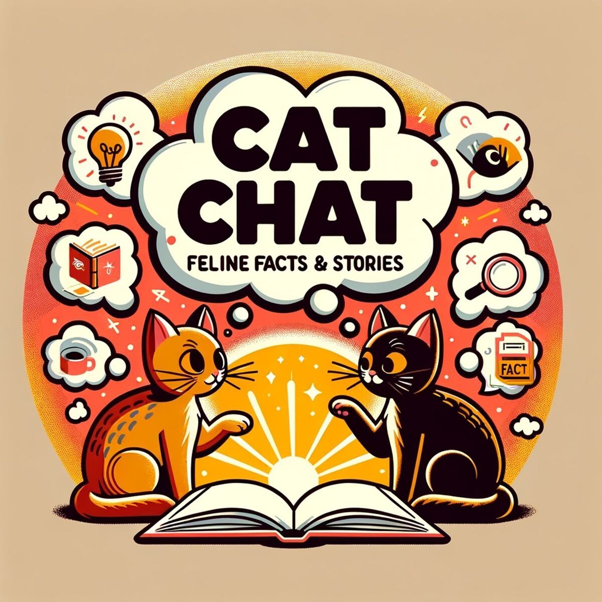 Show cover of Cat Chat: Feline Facts & Stories
