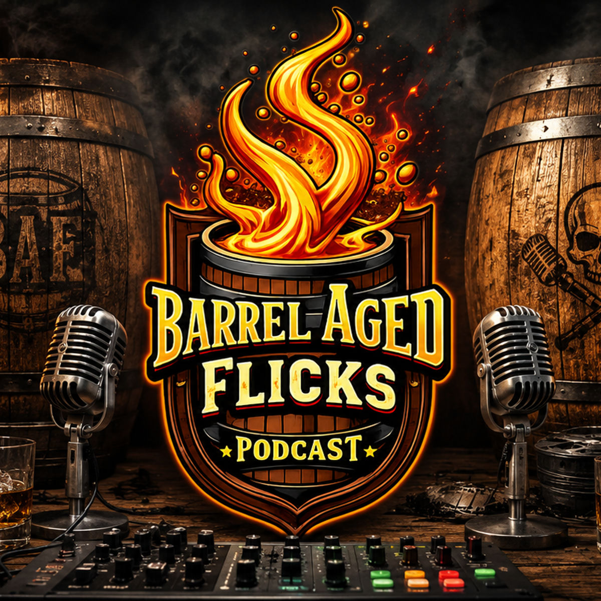Show cover of Barrel Aged Flicks Podcast