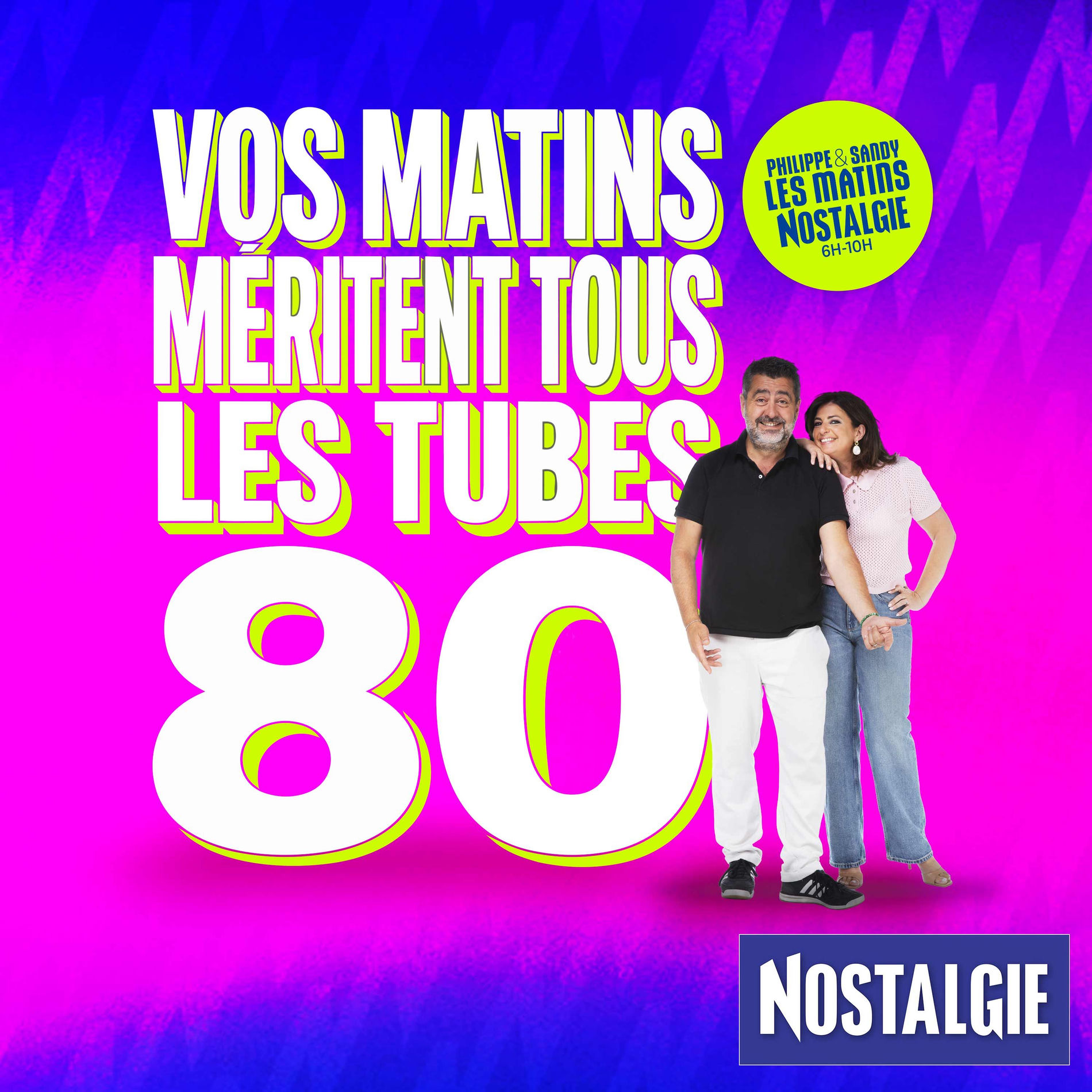 Show cover of Les Matins Nostalgie - Philippe & Sandy