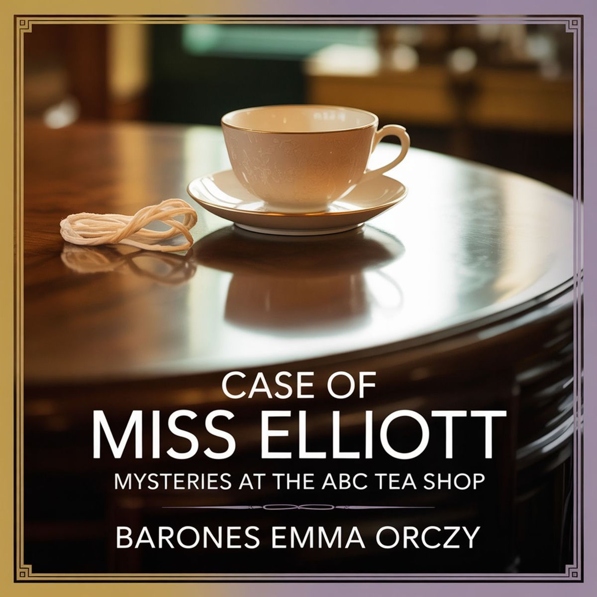 Show cover of Case of Miss Elliott : Mysteries at the ABC Tea Shop