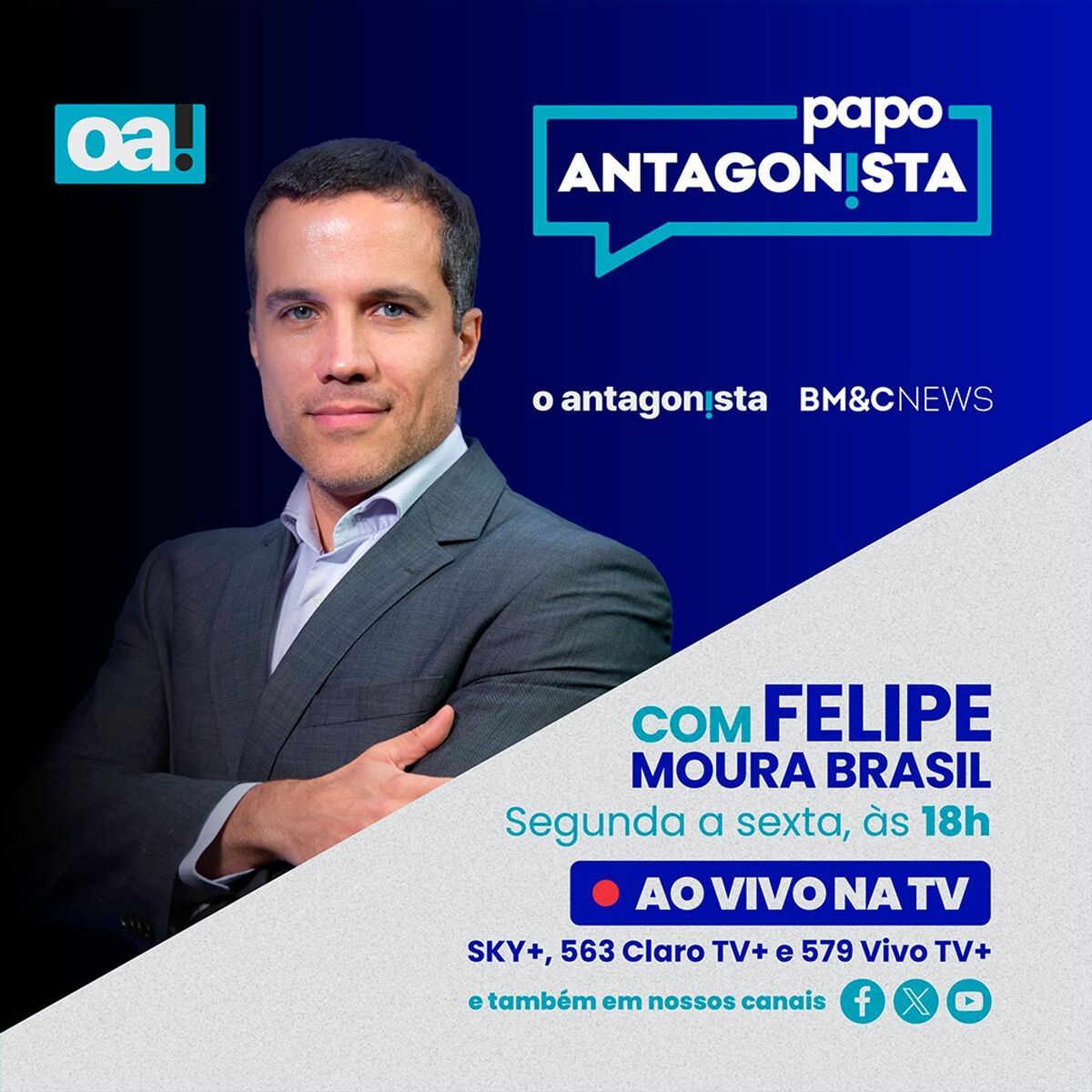 Show cover of Papo Antagonista com Felipe Moura Brasil