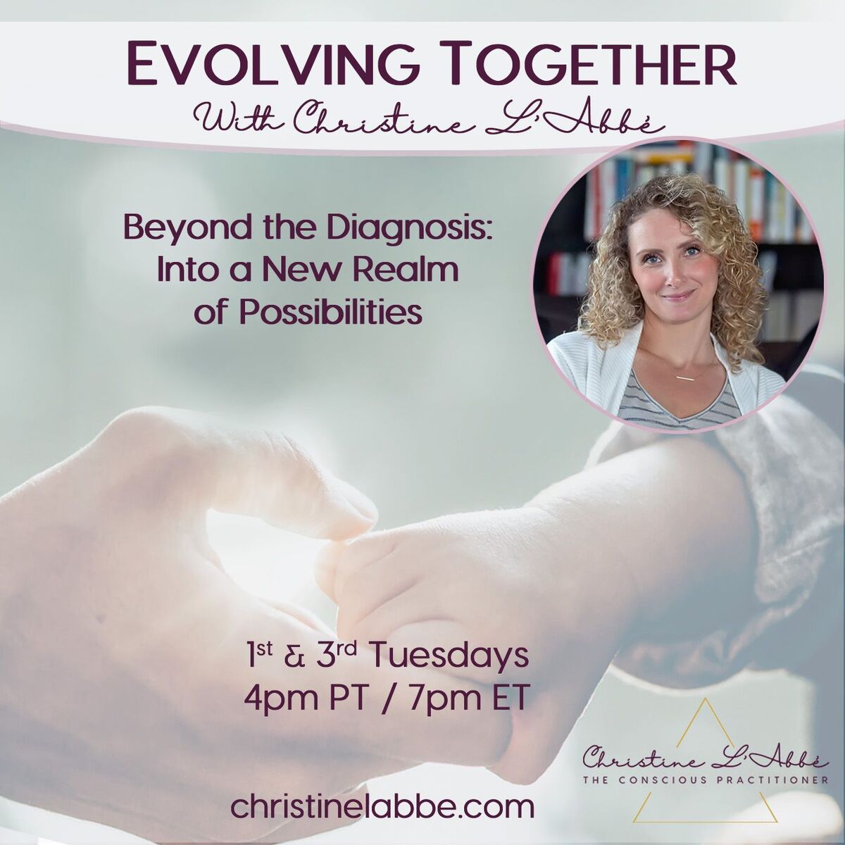Show cover of Evolving Together with Christine L’Abbé: Beyond the diagnosis: into a new realm of possibilities