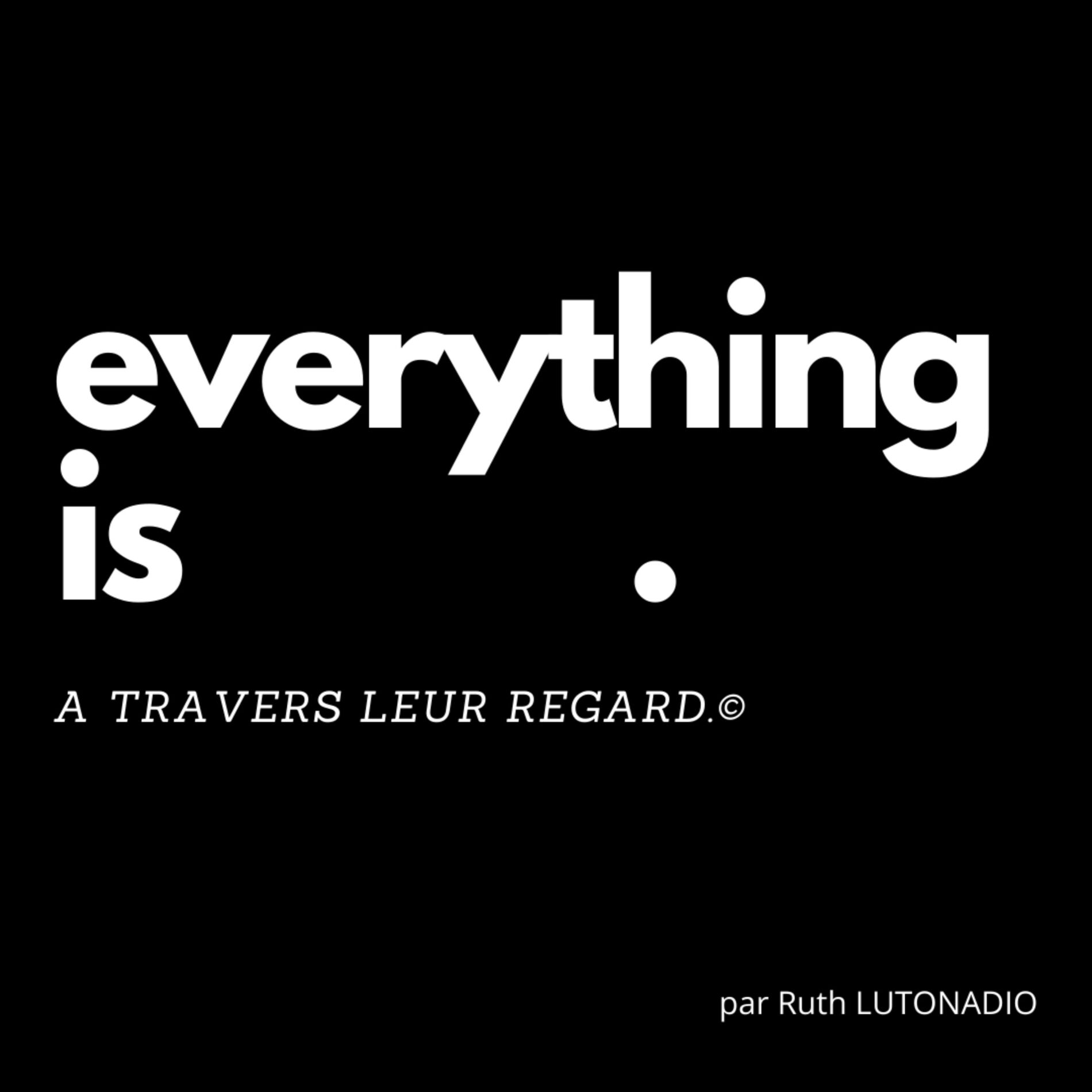Show cover of everything is black.