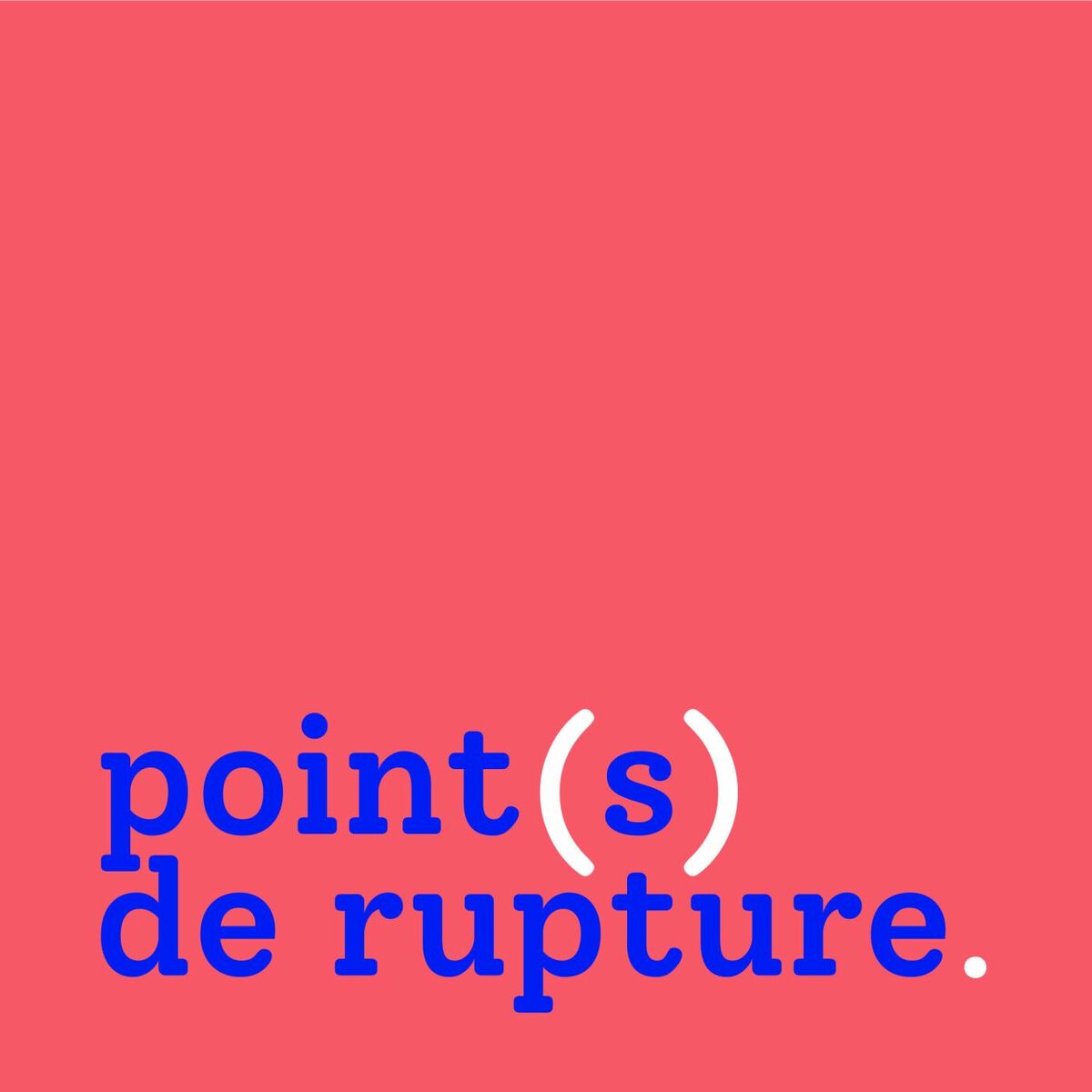 Show cover of point(s) de rupture