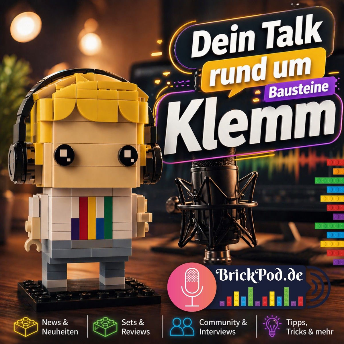 Show cover of Klemmbaustein Podcast  - BrickPod.de
