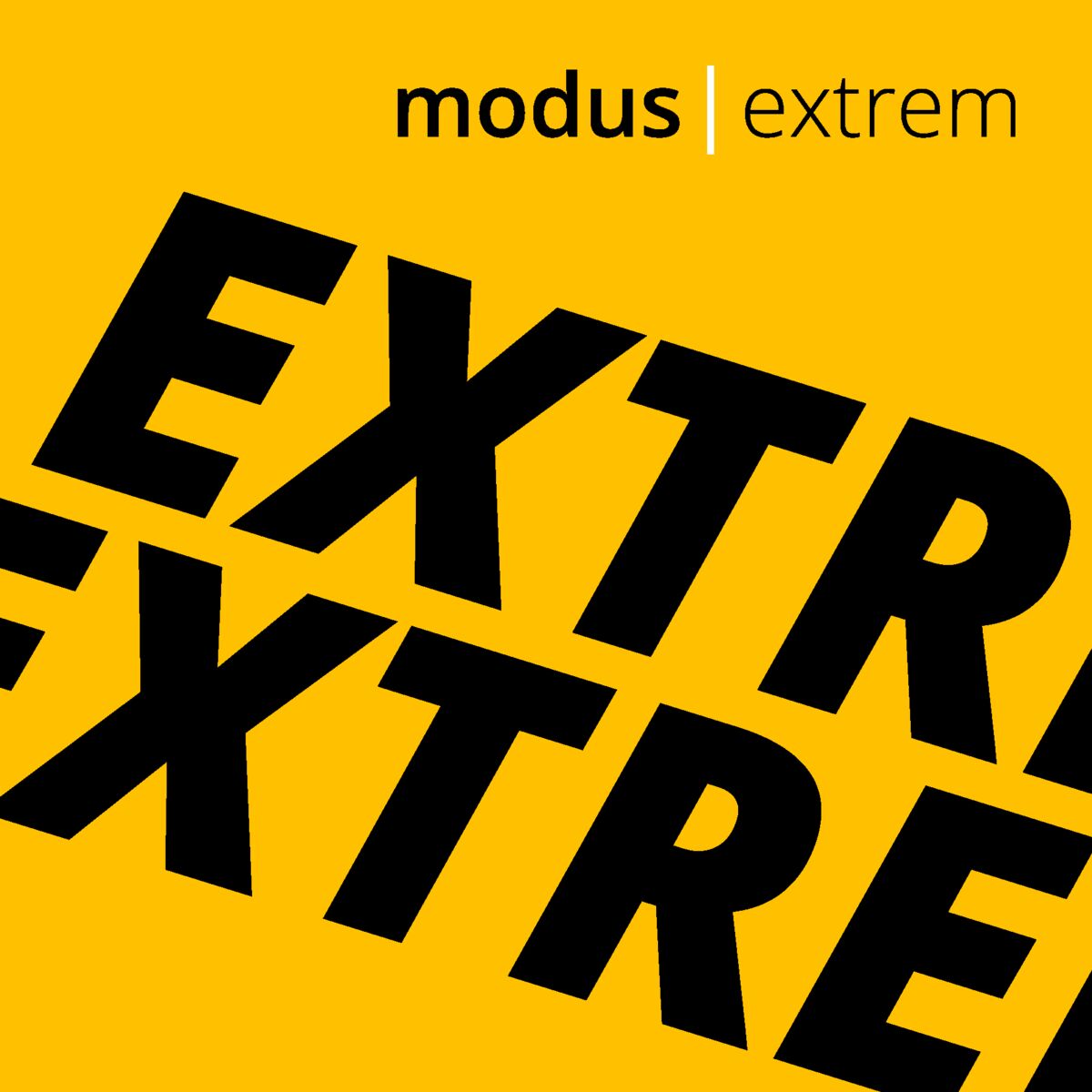 Show cover of modus | extrem