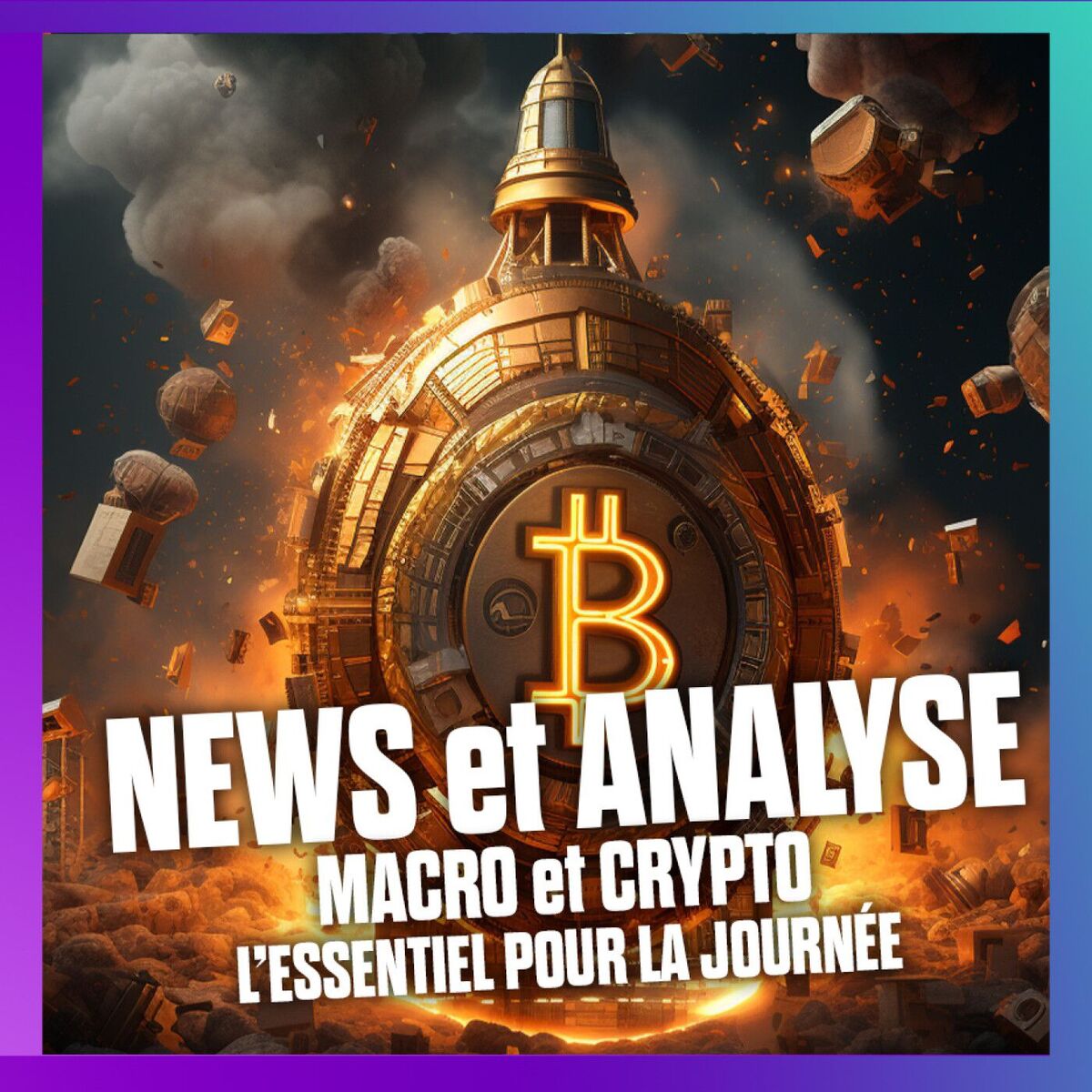 Show cover of L'essentiel des NEWS et de l'analyse CRYPTO et MACRO