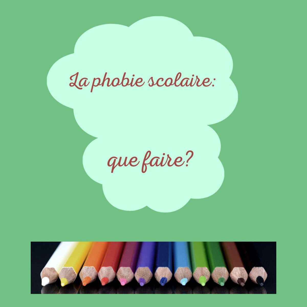 Show cover of La phobie scolaire: que faire?