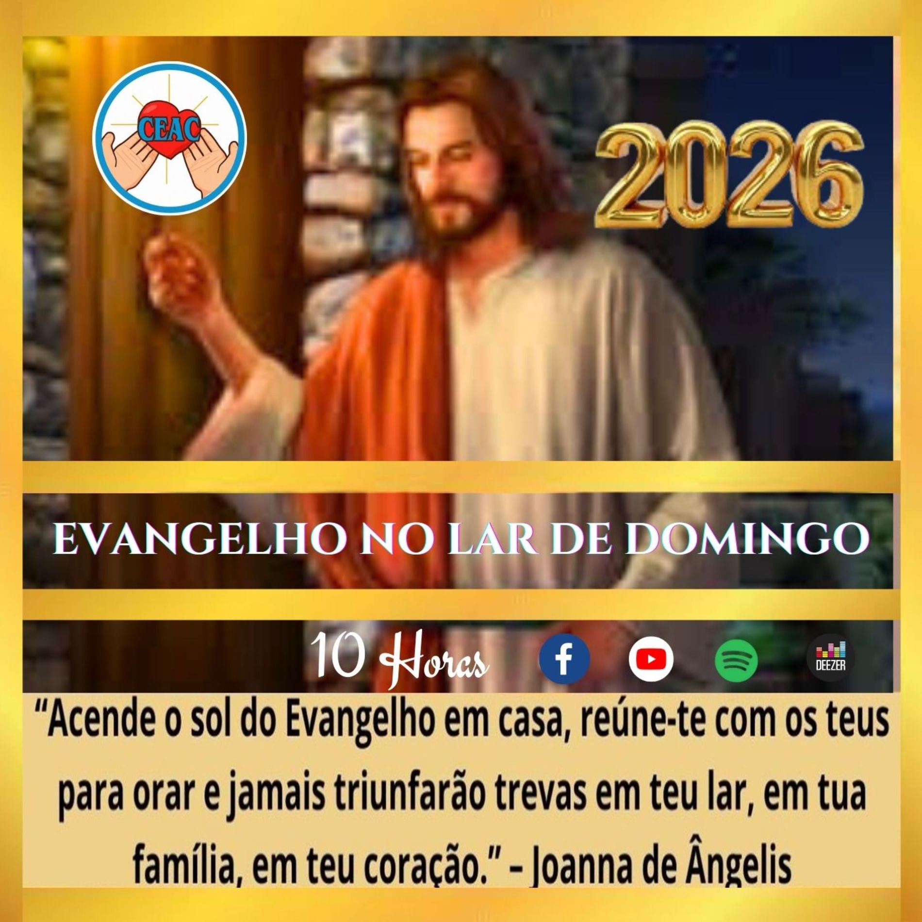 Show cover of Evangelho no Lar de Domingo