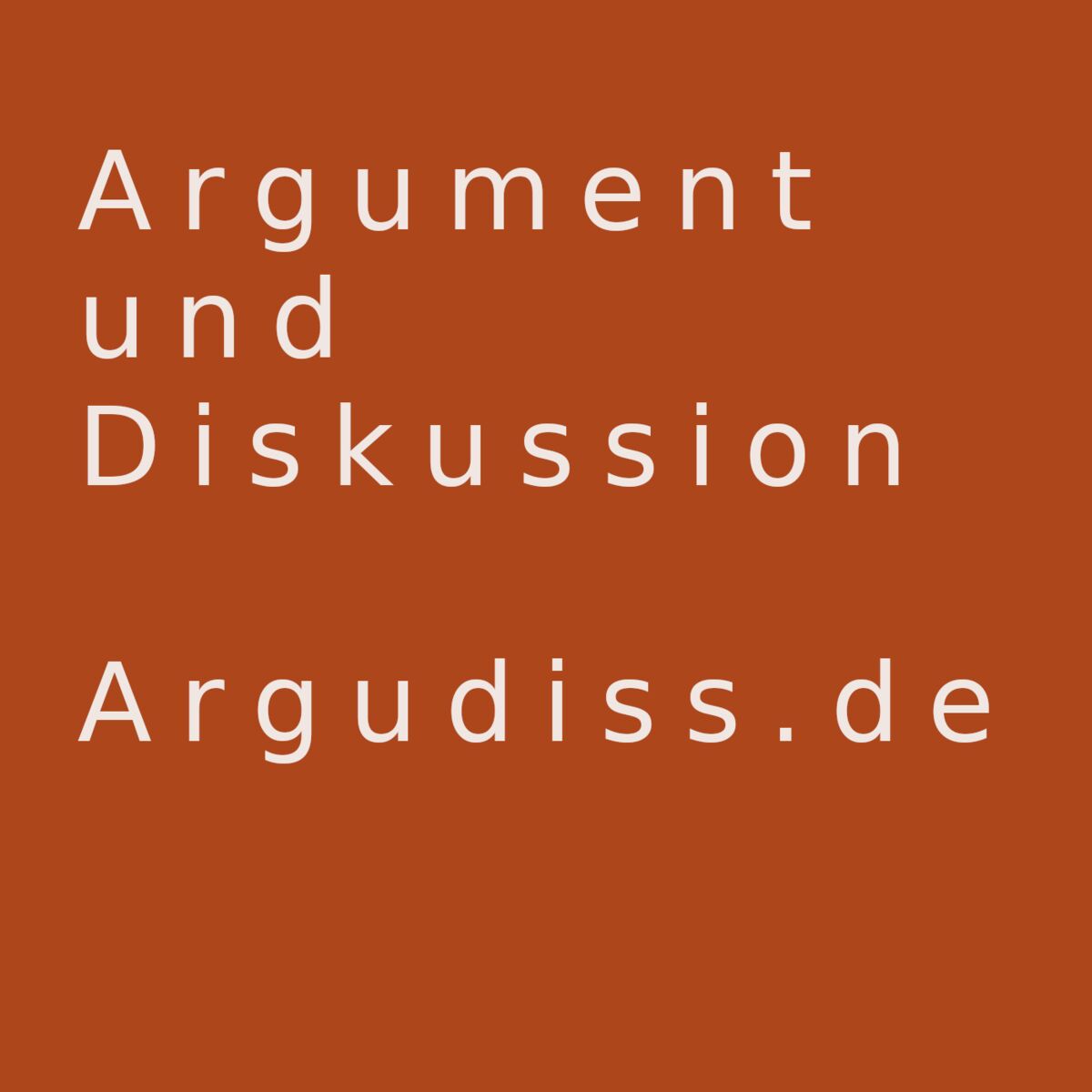 Show cover of Argument und Diskussion zu aktuellen politischen Themen