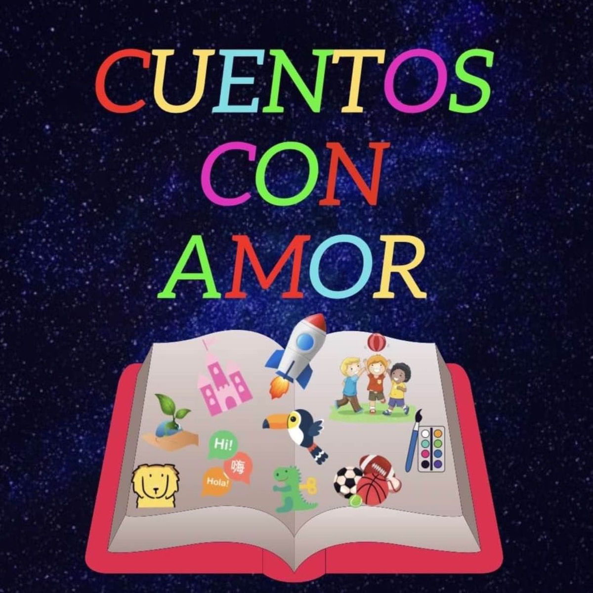 Show cover of Cuentos con amor