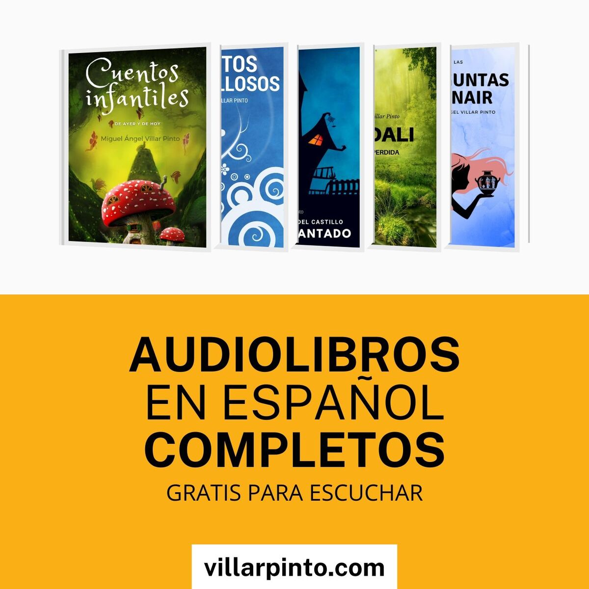 Show cover of Audiolibros completos, gratis para escuchar