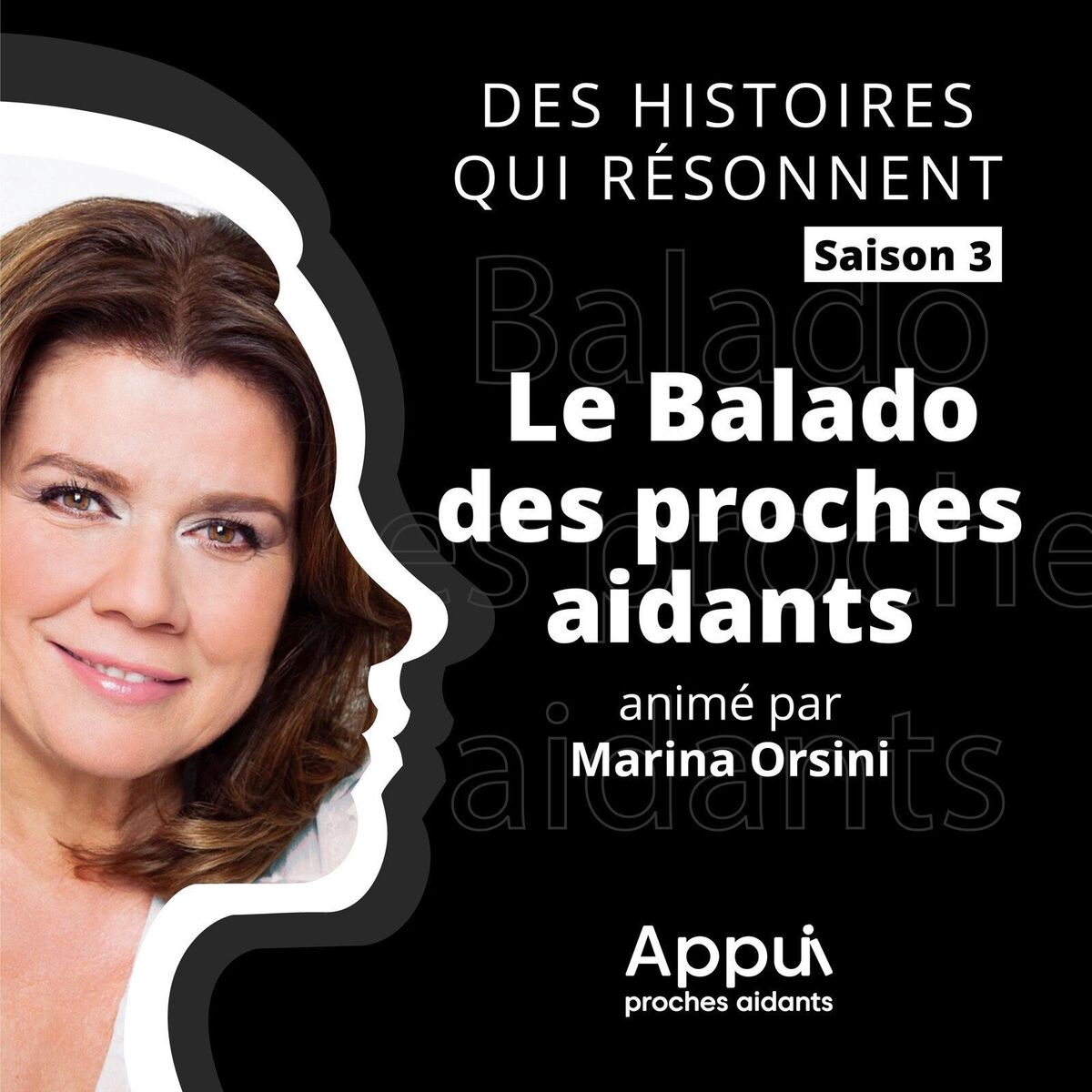 Show cover of Des histoires qui résonnent : le Balado des proches aidants - animé par Marina Orsini