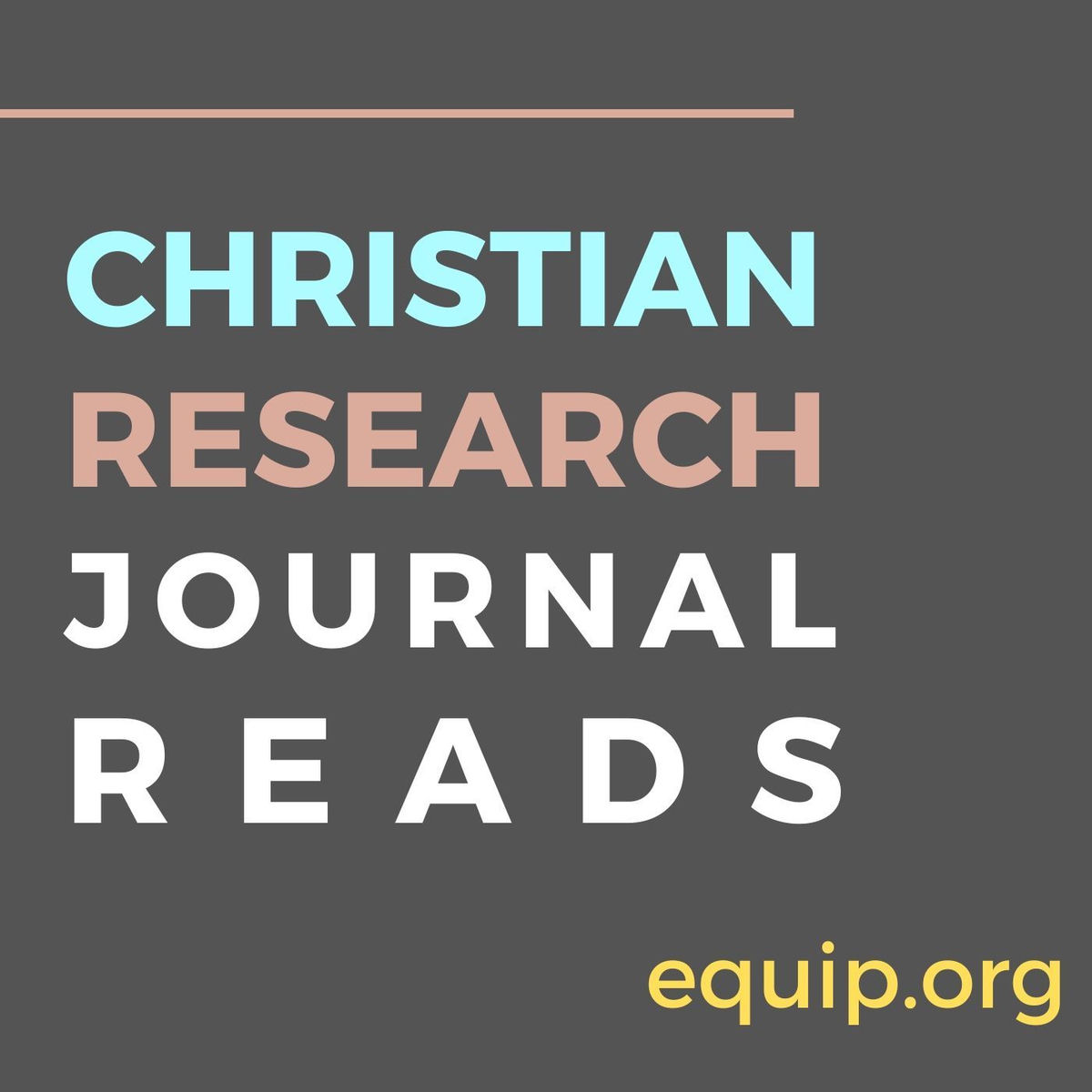 Show cover of Christian Research Journal Reads
