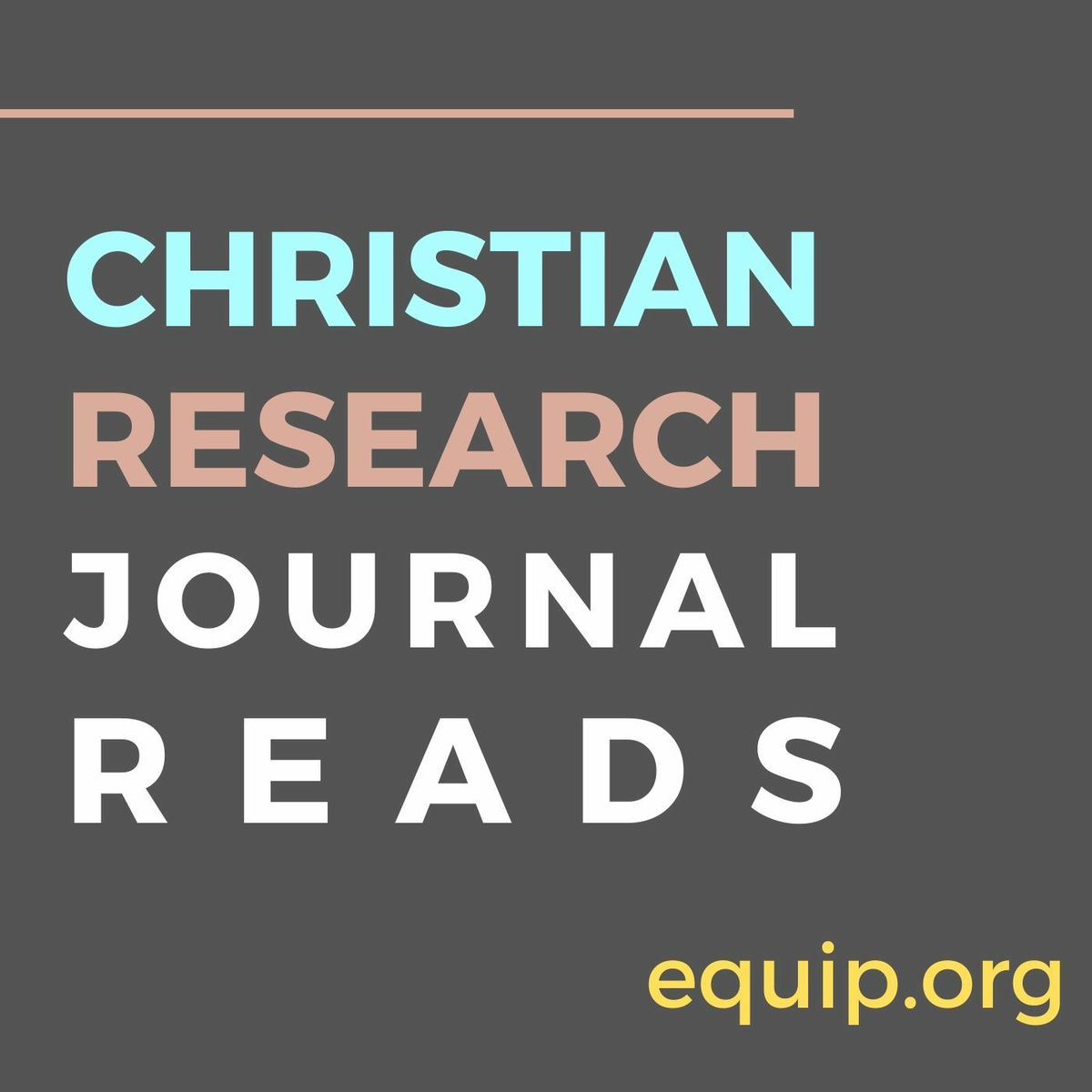 Show cover of Christian Research Journal Reads