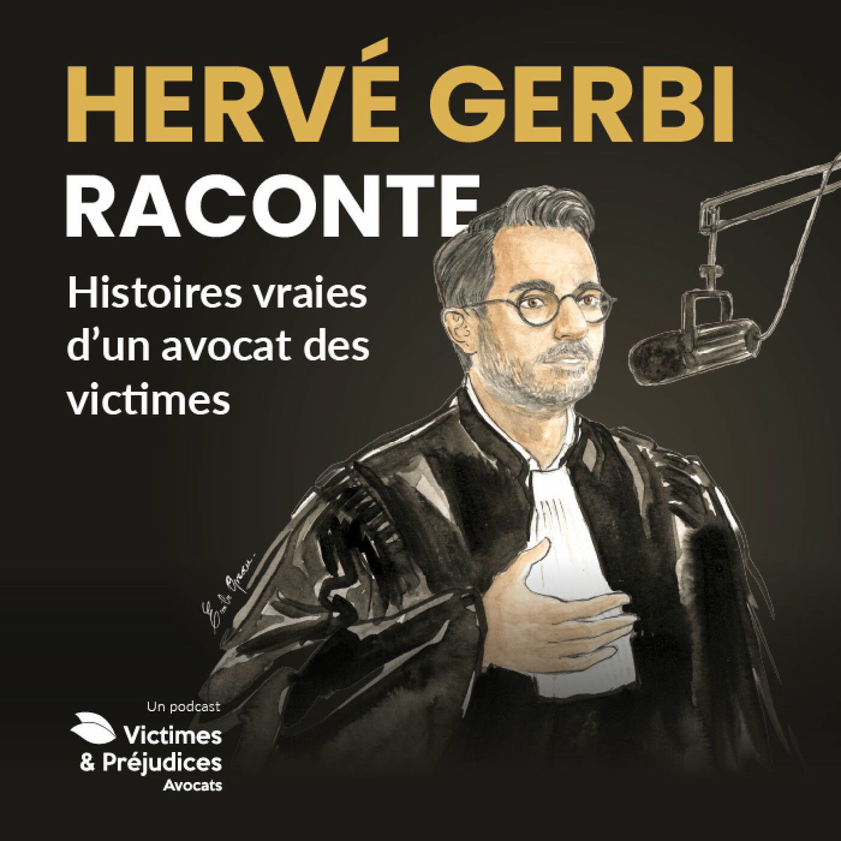 Show cover of Hervé Gerbi Raconte - Histoires vraies d'un avocat des victimes