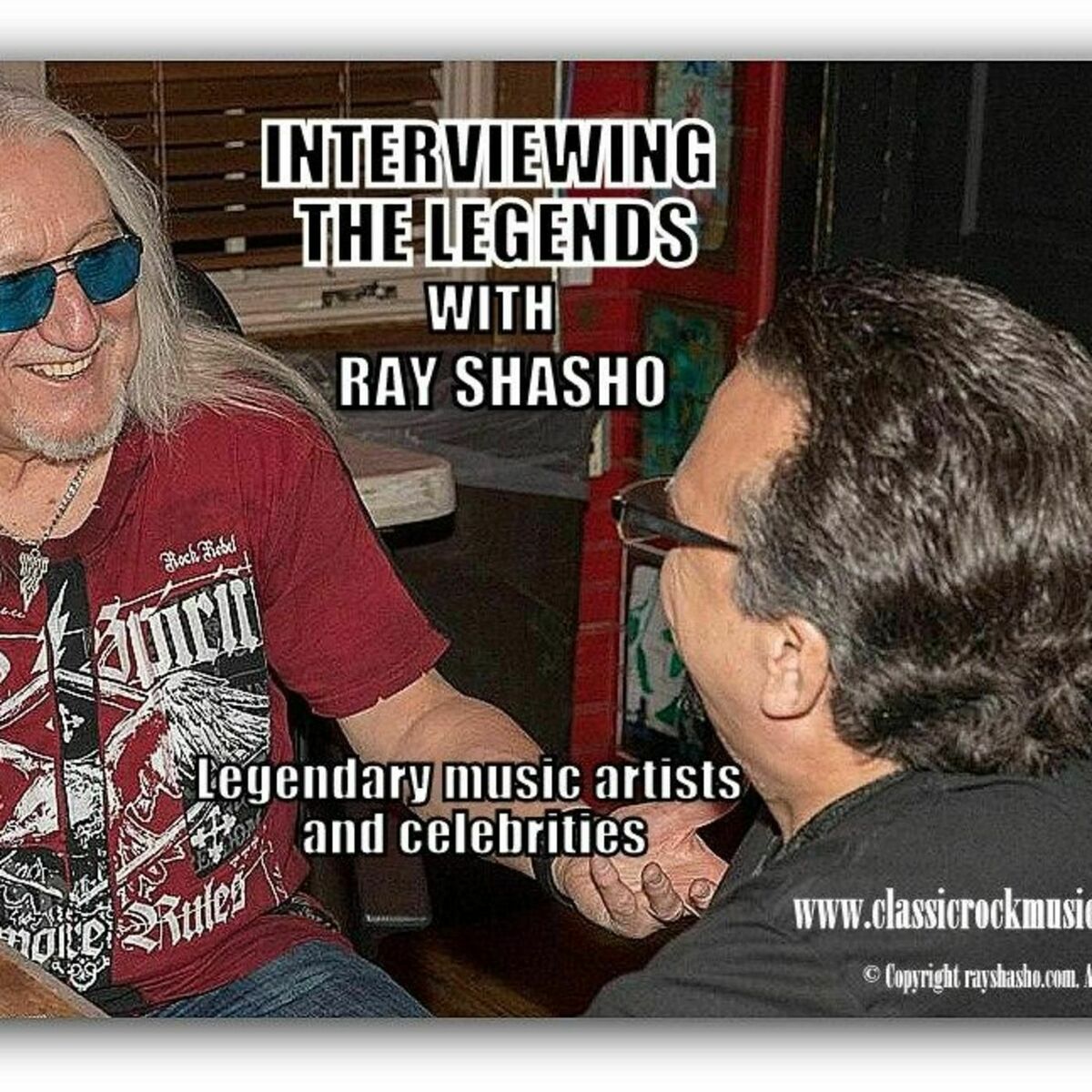 Show cover of Interviewing the Legends: Rock Stars & Celebs
