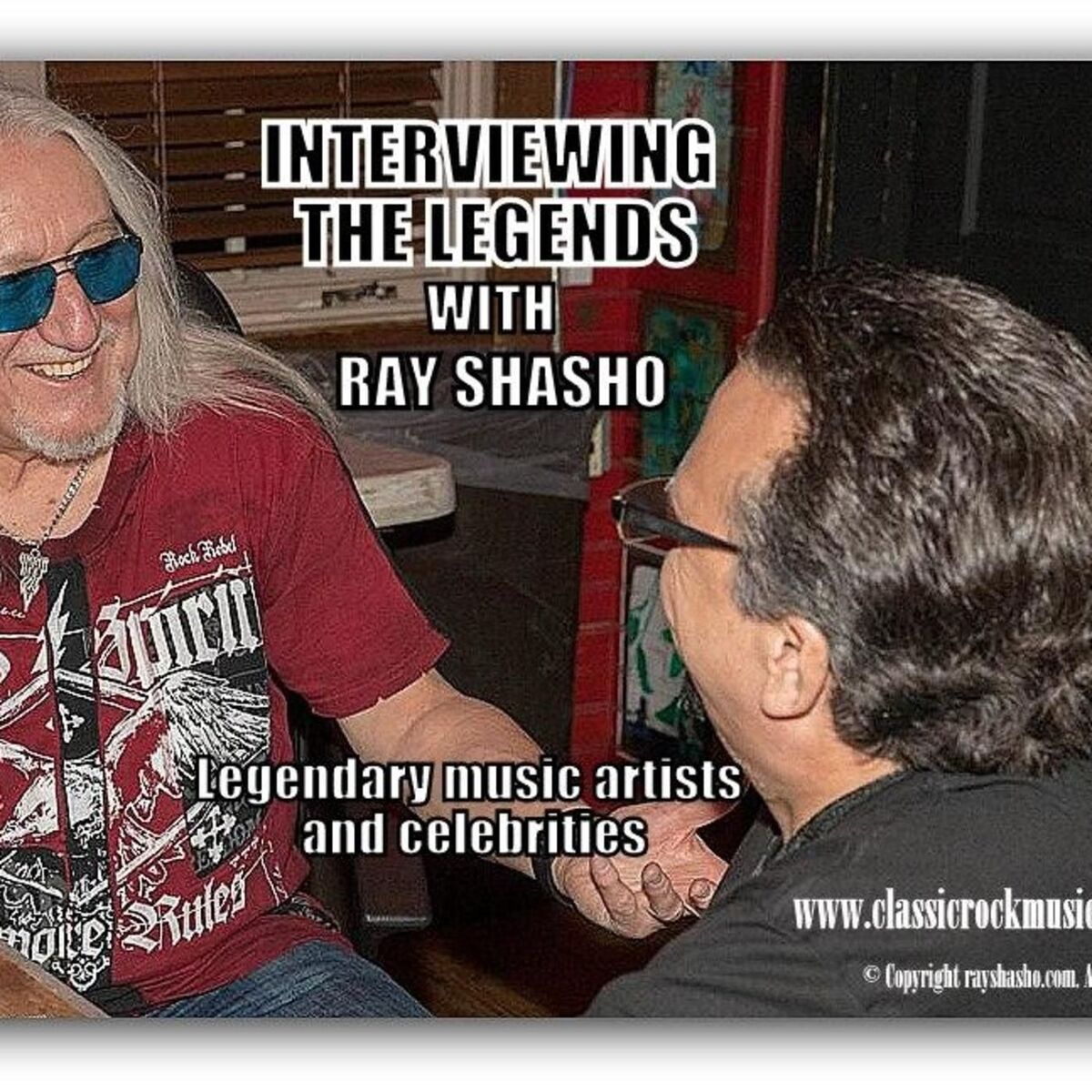 Show cover of Interviewing the Legends: Rock Stars & Celebs