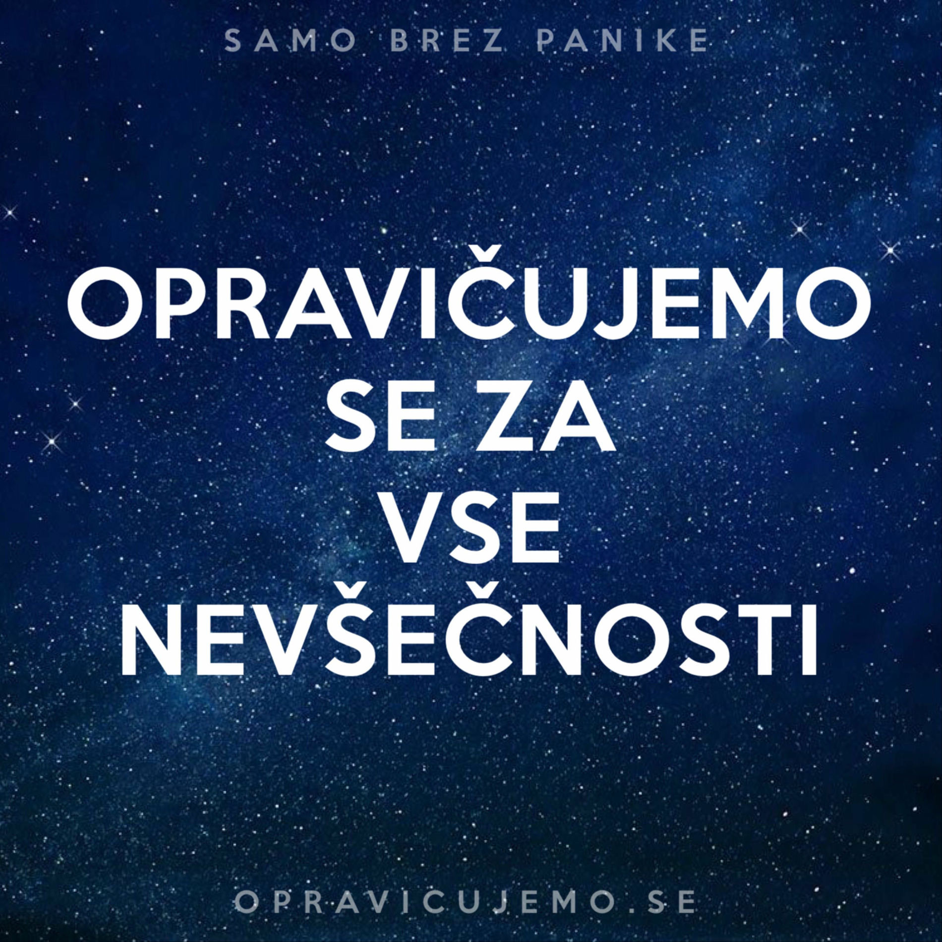 Show cover of Opravičujemo se za vse nevšečnosti