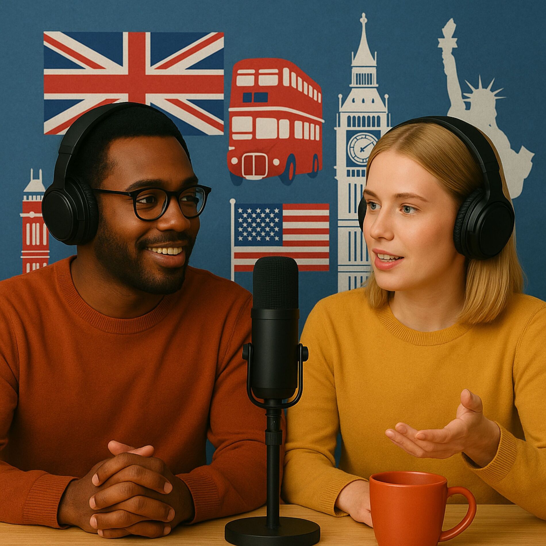 Show cover of LingoPhraseCards - Englisch lernen mit Lena und Matze